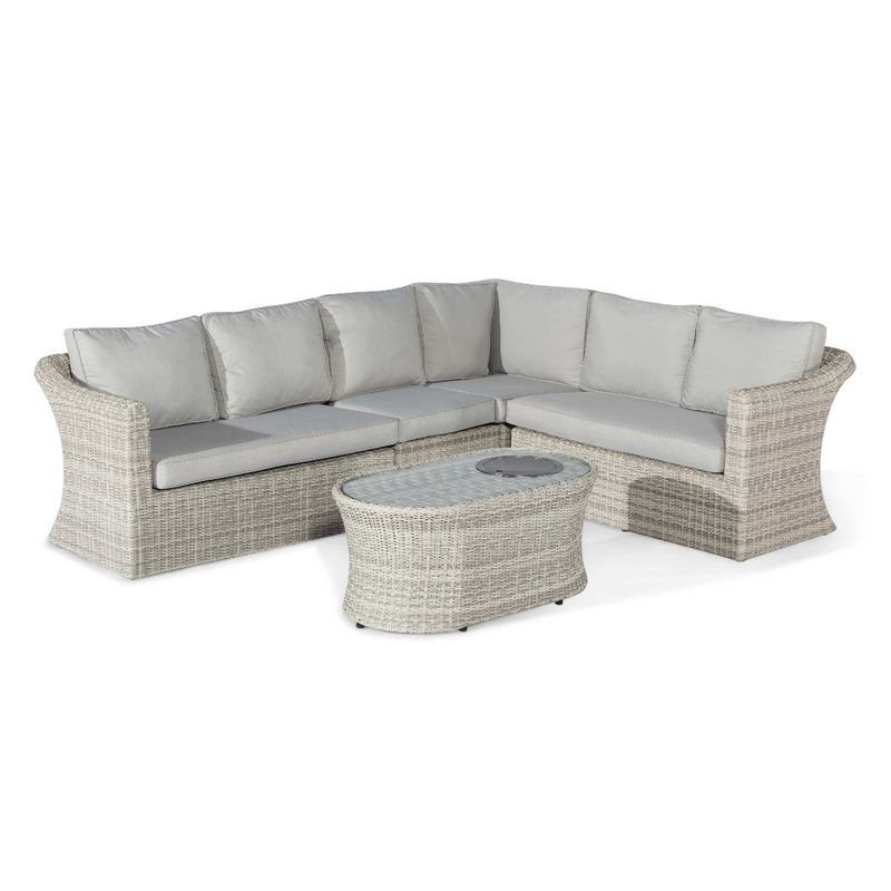 Oxford Large Corner Sofa with Fire Pit Coffee Table