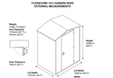 4ft x 5ft Metal Shed