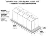 5ft x 14ft Metal Shed (The Centurion P2)