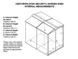 5ft x 7ft Metal Shed (The Centurion)