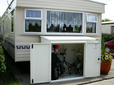 6x3 Caravan Site Storage - (The Addition) - 3 Point Locking