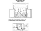 7x4 Metal Shed (The Access) - 3 Point Locking