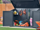7x4 Metal Shed (The Access) - 3 Point Locking