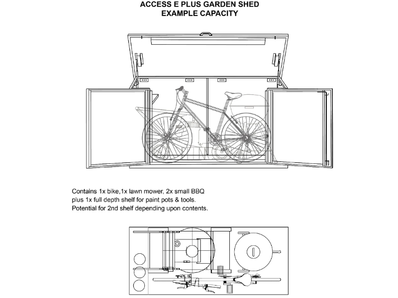 Electric Bike Storage x 3