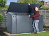 8x4 Metal Shed (The Access E-Plus) - 3 Point Locking