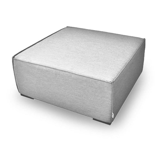 Apollo Footstool in Lead Chine