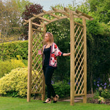 Daria Garden Arch | Adjustable Wooden Arch