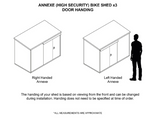 Bike Storage x 3 - Police Approved