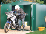 Motorbike Storage Garage 7ft 4" x 8ft 11"