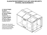 Motorcycle Garage Plus - 7ft 4" x 10ft 11"