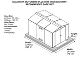 Motorcycle Garage Plus - 7ft 4" x 10ft 11"