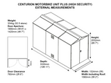 Motorcycle Storage Shed 5ft 2" x 10ft 11"