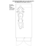 Motorcycle Storage Shed 5ft 2" x 10ft 11"