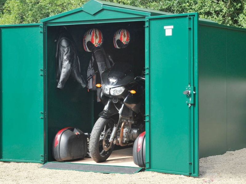 Motorcycle Storage Shed 5ft 2 x 10ft 11