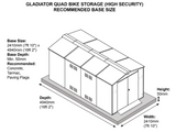 Quad Bike & ATV Storage Garage Plus 1