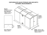 Quad Bike & ATV Storage Garage