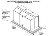 Quad Bike & ATV Storage Garage