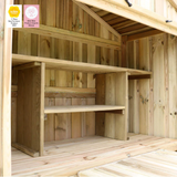 Garden Bar and 2 Stool Set