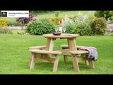 Katie Round Picnic Table