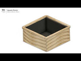 Square Aquatic Planter