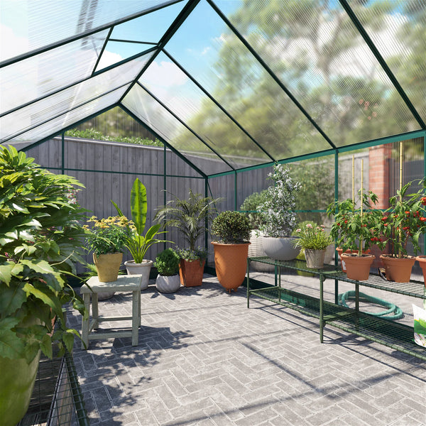 How much sunlight does a greenhouse need?