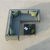 Eve Corner Sofa Group in Flanelle