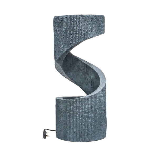 Outdoor Spiral Water Feature Cement
