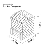 Wooden Garden Composter | Eco Hive Composter