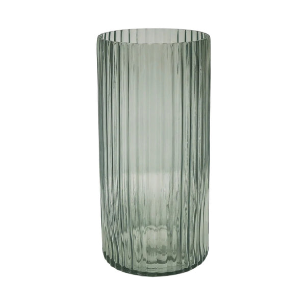 Daphne Ribbed Vase Sage Medium