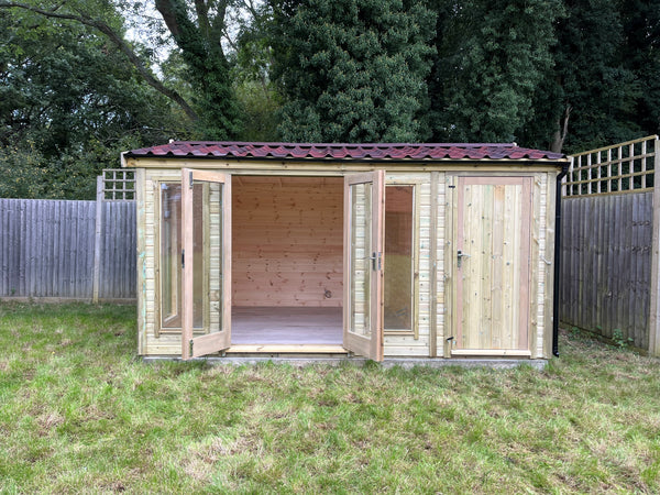 14ft x 10ft Combination Ketton Summerhouse and Shed