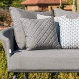 Fabric Scatter Cushion Quilted (Pack of 2) in  Flanelle