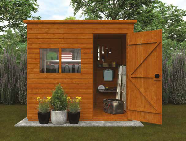 Deluxe Pent Shed