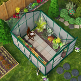 Harvester 8ft x 12ft Polycarbonate Greenhouse
