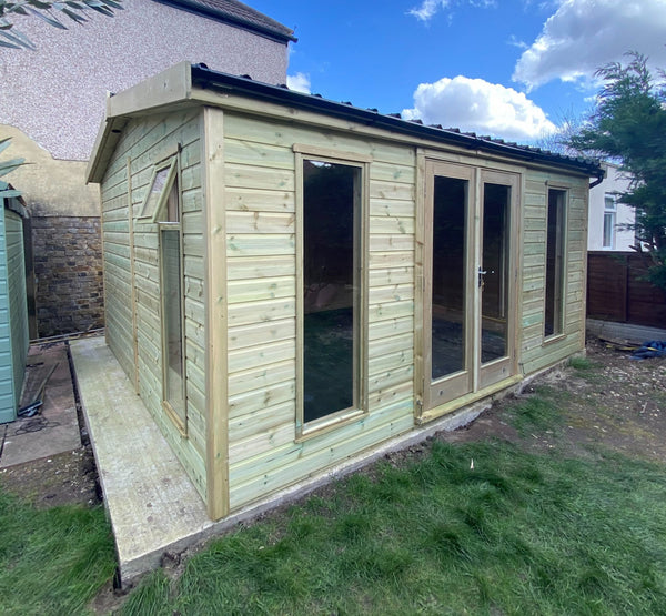 14ft x 12ft Combination Ketton Summerhouse and Shed