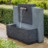 Large Outdoor Contemporary Water Feature Cement