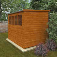 Lean-to Pent Shed