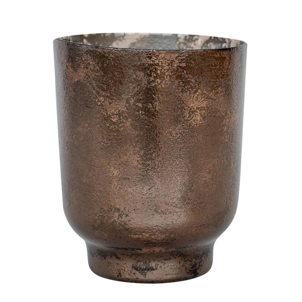 Metallic Bronze Glass Holder