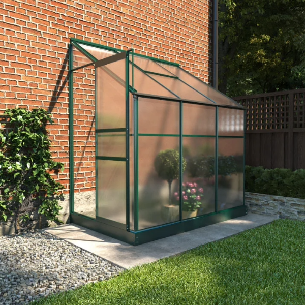 4ft x 6ft Polycarbonate Lean-To Greenhouse