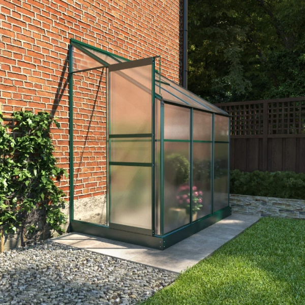 Polycarbonate Lean-To Greenhouse 4ft x 6ft