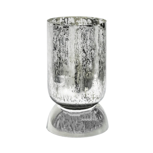 Regency Metallic Tiered Vase Silver Medium