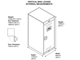 Bike Locker - Vertical