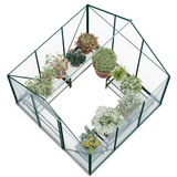 6ft x 6ft Rosette Hobby Aluminium Polycarbonate Greenhouse
