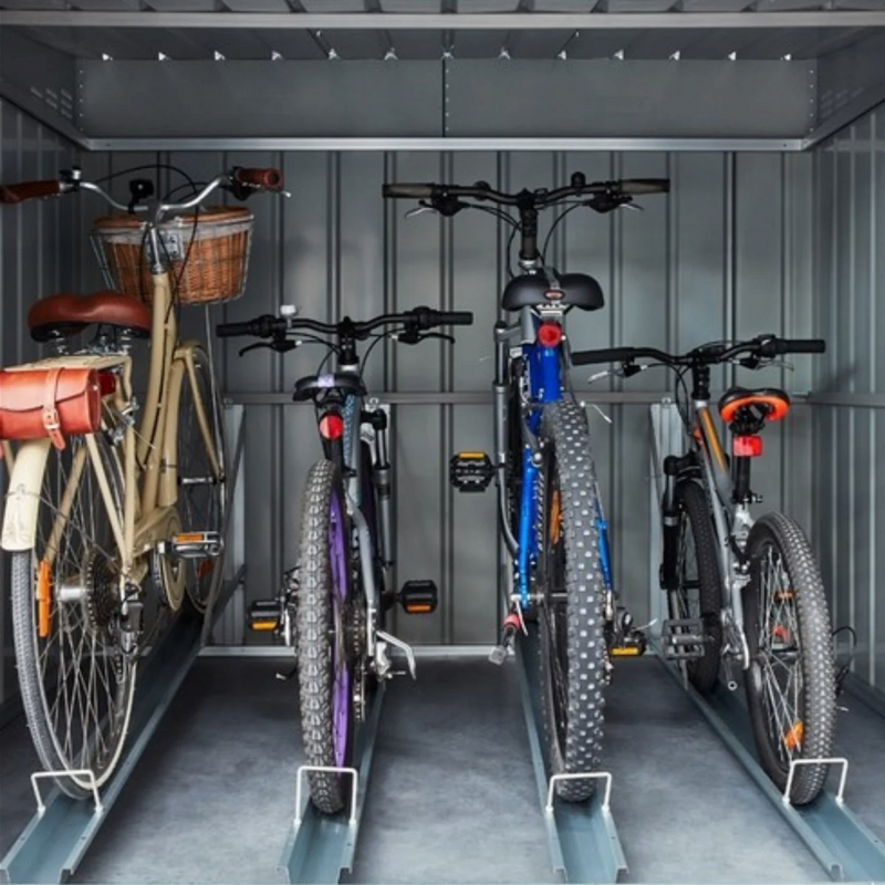 Globel 6ft x 6ft Bicycle Store - Anthracite Grey