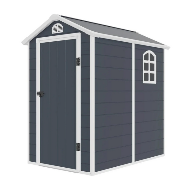 Jasmine 4ft x 6ft Plastic Apex Shed with Foundation Kit