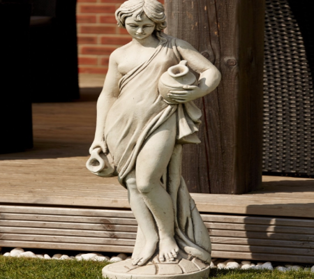 Small Wine Maiden Statue