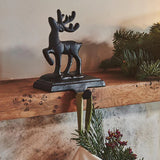 Stocking Holder Deer Black