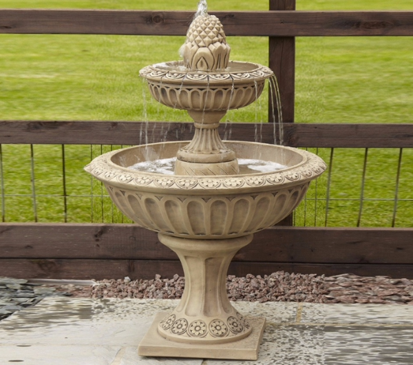 Two Tier Pineapple Self Contained Fountain