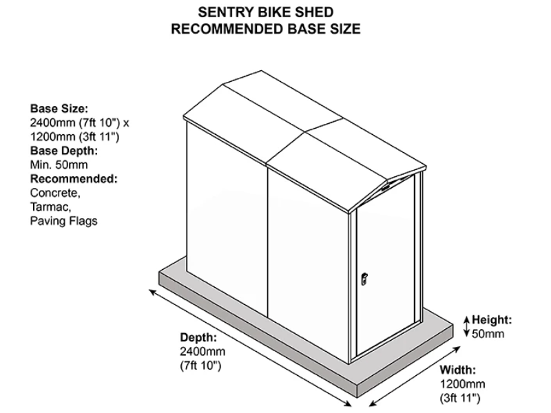 Bike Storage Shed x 2 (sentry)