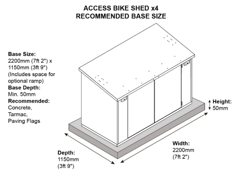 Bike Storage x4