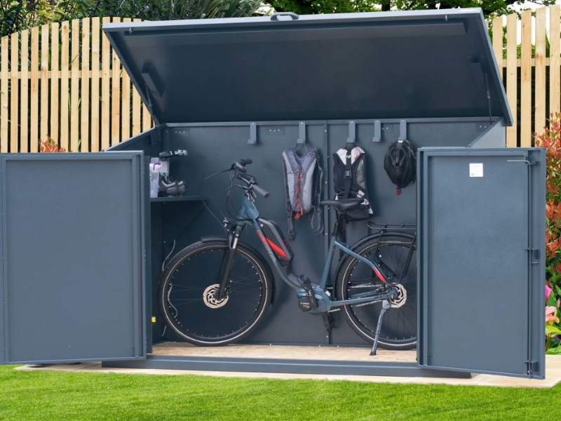 2 bike storage shop shed